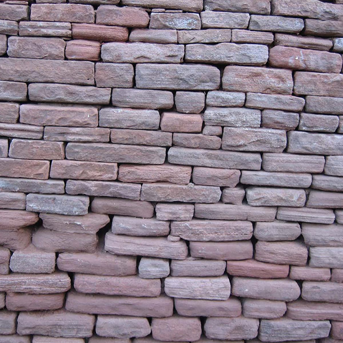 Pink Sandstone Walling